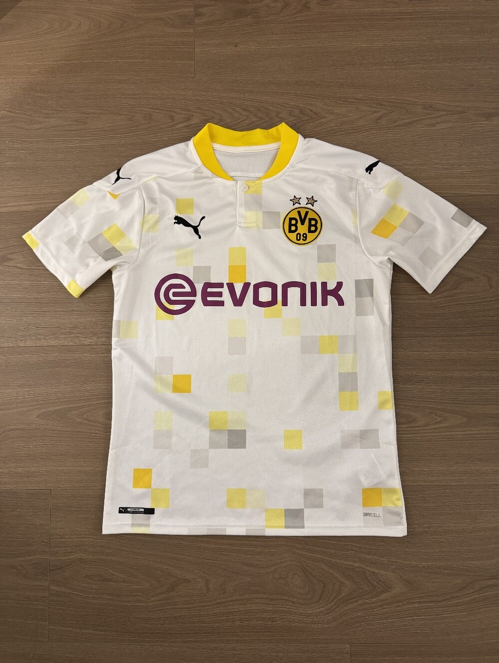 Puma Borussia Dortmund Football Soccer 20/21 Third Jersey Men S Bundesliga White